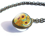 Galartsy Van gogh Glass necklace, view 5