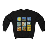 Galartsy Van Gogh Greatest hits Sweatshirt, view 2