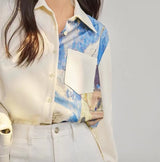 Galartsy Van Gogh inspired Abstract shirt, view 2