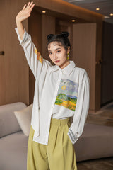 Galartsy Van gogh inspired Shirt, view 4