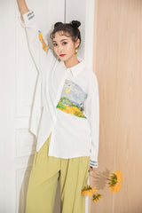 Galartsy Van gogh inspired Shirt, view 5