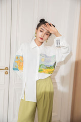 Galartsy Van gogh inspired Shirt, view 6