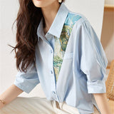 Galartsy Van Gogh Inspired shirt, view 2
