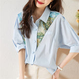 Galartsy Van Gogh Inspired shirt, view 3