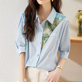 Galartsy Van Gogh Inspired shirt, view 4