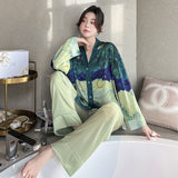 Galartsy Van Gogh inspired silky pajamas, view 4