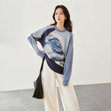Galartsy Starry Night Knit Sweater, view 2