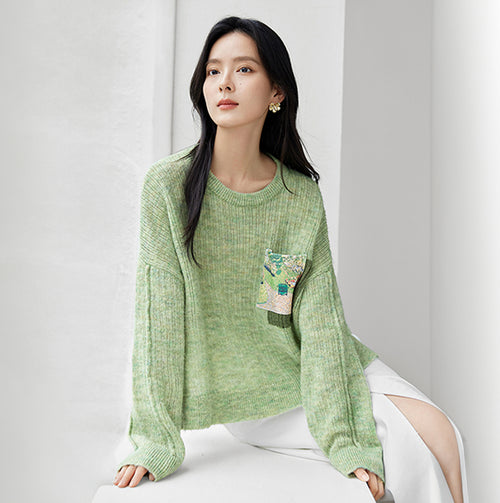 Galartsy Van Gogh Jardin à Auvers Pocket Sweater