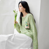 Galartsy Van Gogh Jardin à Auvers Pocket Sweater, view 4