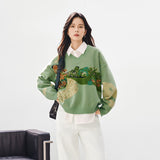 Galartsy Van Gogh Jardin à Auvers Sweater, view 2