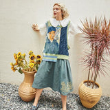 Galartsy Van Gogh Knit sweater vest, view 3