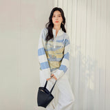 Galartsy Van Gogh Landscape Half Zip Sweater, view 3