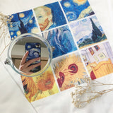 Galartsy Van gogh paintings grid Sweatshirt, view 2