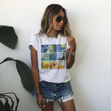 Galartsy Van Gogh paintings grid - Unisex tshirt, view 4