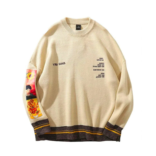 Galartsy Van gogh retro sweater