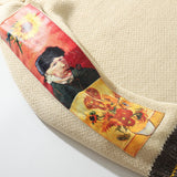 Galartsy Van gogh retro sweater, view 4