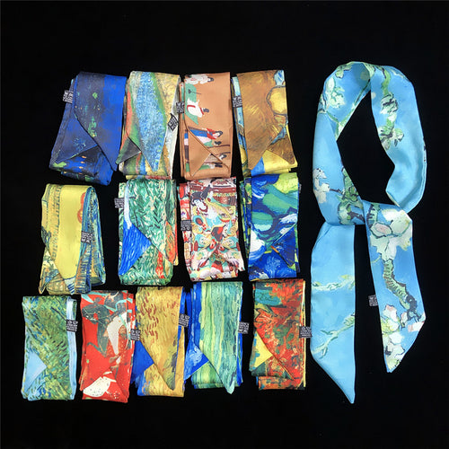 Galartsy Van Gogh Ribbon scarves