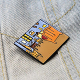 Galartsy Van Gogh room Enamel Pins, view 2