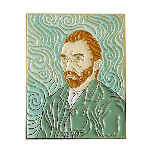 Galartsy Van Gogh self portrait enamel pin