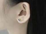 Galartsy Van Gogh Starry Night inspired Earring, view 4