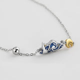 Galartsy Van Gogh Starry Night inspired Necklace, view 2