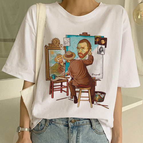 Galartsy Van gogh studio T-shirt