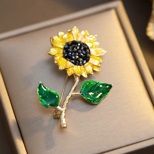 Galartsy Van Gogh Sunflower Brooch