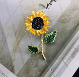 Galartsy Van Gogh Sunflower Brooch, view 3