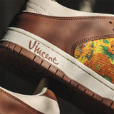Galartsy Van Gogh Sunflowers inspired sneakers, view 4