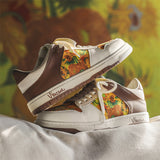Galartsy Van Gogh Sunflowers inspired sneakers, view 5