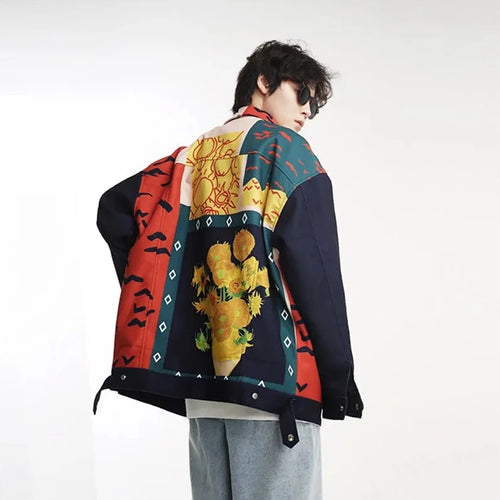 Galartsy Van Gogh Sunflowers Vest Jacket