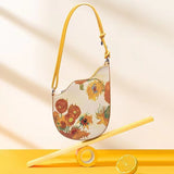 Galartsy Van Gogh sunflowers Saddle Bag, view 4