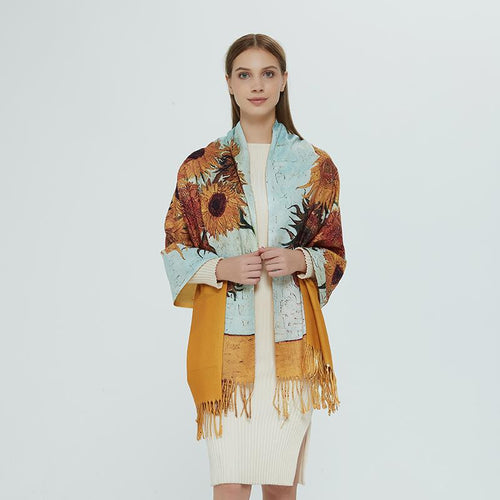 Galartsy Van gogh sunflowers scarf
