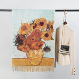 Galartsy Van gogh sunflowers scarf, view 4