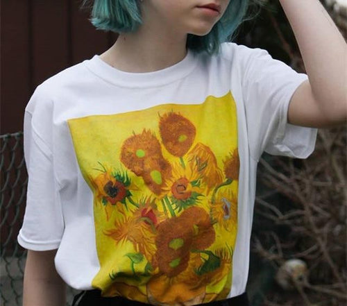 Galartsy Van Gogh Sunflowers T-Shirt