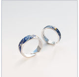 Galartsy Van Gogh The Starry Night Couple Rings, view 4