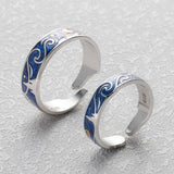 Galartsy Van Gogh The Starry Night Couple Rings, view 6