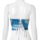 Galartsy Van Gogh underbust corset belt, view 6
