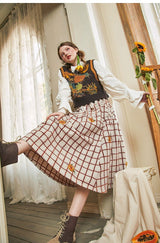 Galartsy Van Gogh Vintage Waistcoat Cardigan, view 6