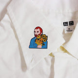 Galartsy Van Gogh with sunflowers enamel pin, view 3