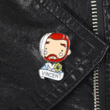Galartsy Vincent Van Gogh Enamel Pin portrait Badge, view 5