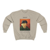 Galartsy Vincent van Gogh Self-Portrait with Bandaged Ear and Pipe Sweatshirt, view 3