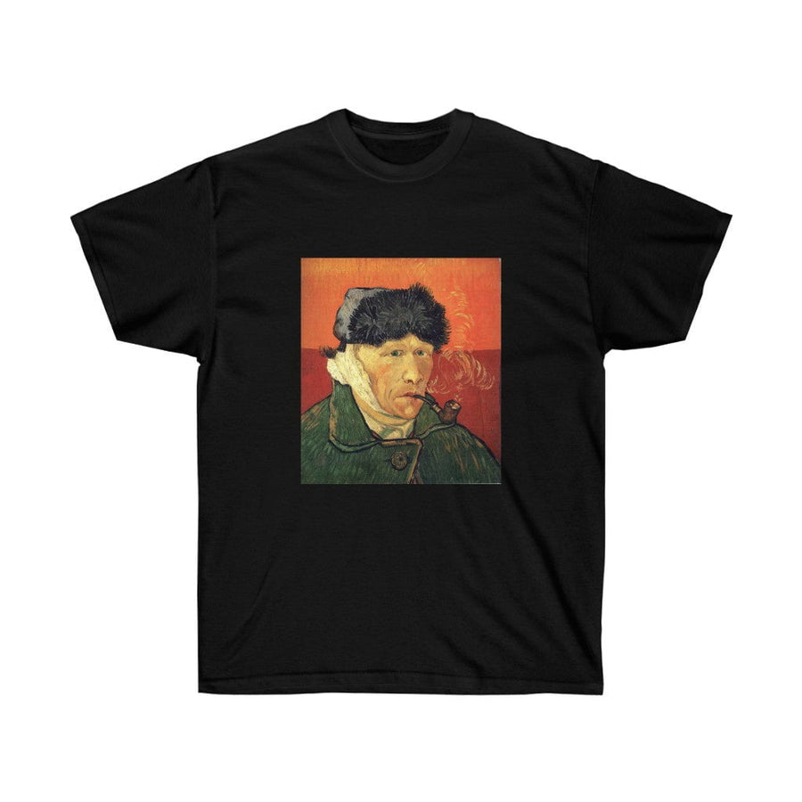 Galartsy Vincent van Gogh Self-Portrait with Bandaged Ear and Pipe T-shirt