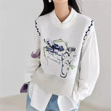 Galartsy Vincent Van Gogh Sleeveless knitted Vest, view 3