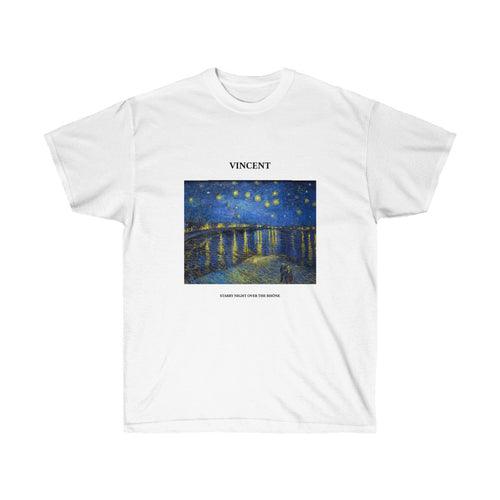 Galartsy Vincent van Gogh Starry Night Over the Rhône T-shirt