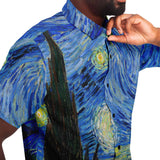 Galartsy Vincent van Gogh The Starry Night BUTTONED SHIRT, view 6