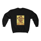 Galartsy Vincent van Gogh Vase with Fifteen Sunflowers Sweatshirt, view 4