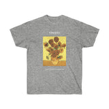 Galartsy Vincent van Gogh Vase with Fifteen Sunflowers T-shirt, view 3