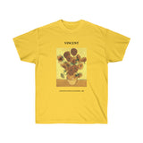 Galartsy Vincent van Gogh Vase with Fifteen Sunflowers T-shirt, view 4