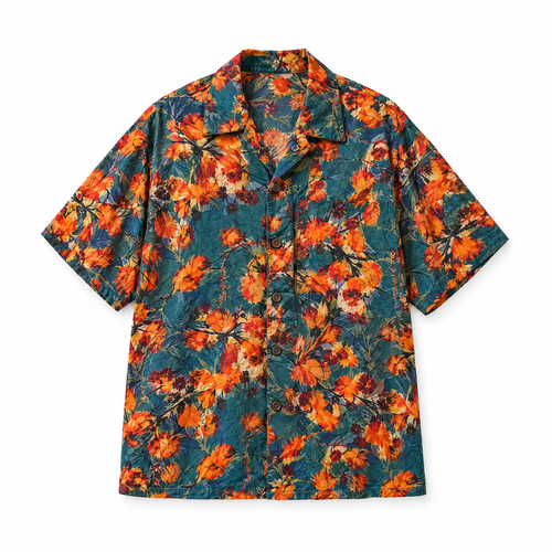Galartsy Vintage Floral Vacation Shirt